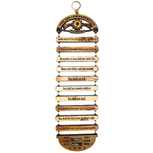 Load image into Gallery viewer, NEW* Ten Commandments from the Holy Land Wall Hanging