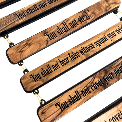 Ten Commandments from the Holy Land Wall Hanging