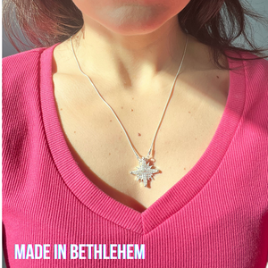 Two-Way Magnetic Star Of Bethlehem Necklace