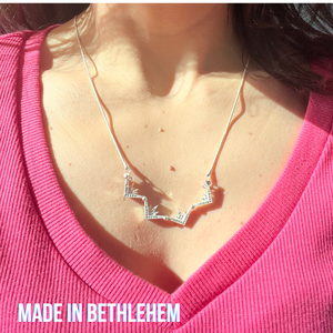 Two-Way Magnetic Star Of Bethlehem Necklace