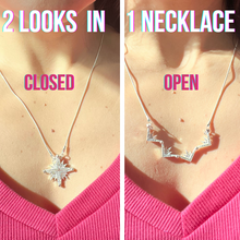 Load image into Gallery viewer, Two-Way Magnetic Star Of Bethlehem Necklace