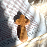 Olive Wood Comfort Cross (Handheld)