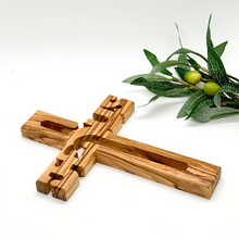Load image into Gallery viewer, Jesus Olive Wood Wall Cross