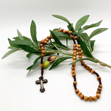 Load image into Gallery viewer, Jerusalem Olive Wood Beads Rosary - Holy Land Rosaries